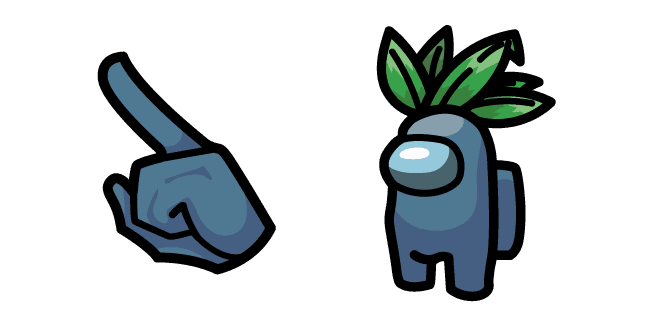 Among Us Oddish Character custom cursor pack