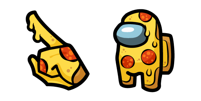 Among Us Pizza Charactercustom cursor pack