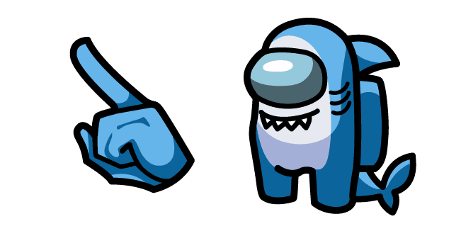 Among Us Shark Charactercustom cursor pack