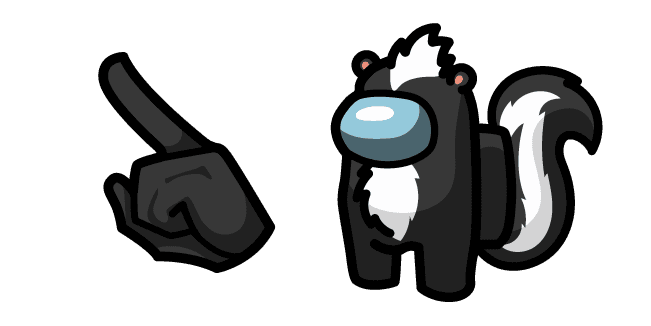 Among Us Skunk Charactercustom cursor pack