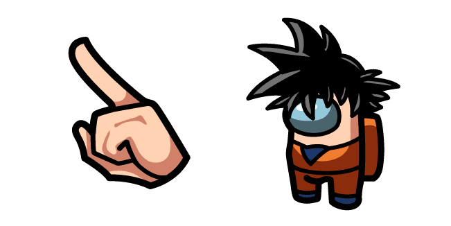 Among Us Son Goku Charactercustom cursor pack