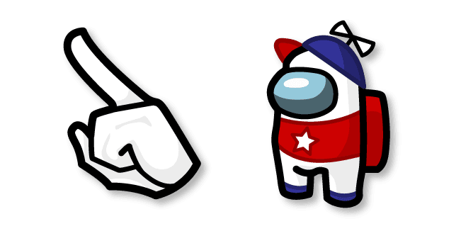 Among Us White Homestar Runner Charactercustom cursor pack