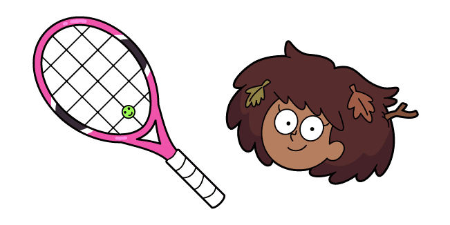 Amphibia Anne Boonchuy and Tennis Racketcustom cursor pack