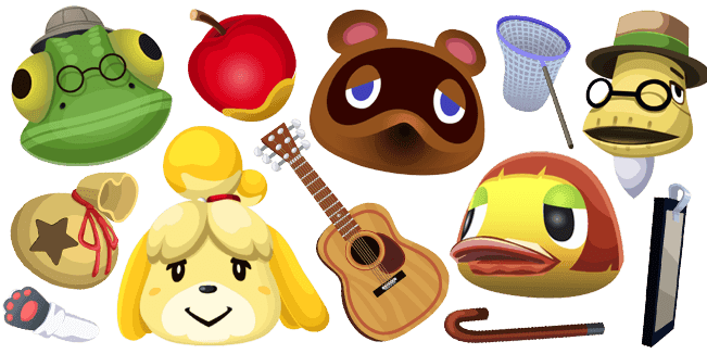 Animal Crossing cursor collection