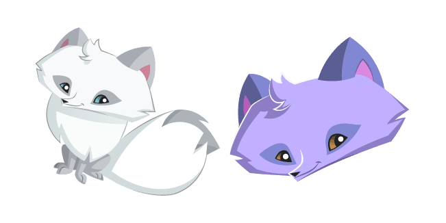 Animal Jam Arctic Foxcustom cursor pack