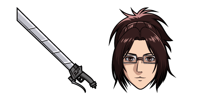 Attack on Titan Hange Zoecustom cursor pack