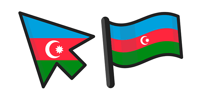 Azerbaijan Flagcustom cursor pack