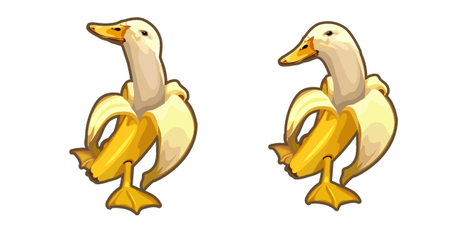 Banana Duck Memecustom cursor pack