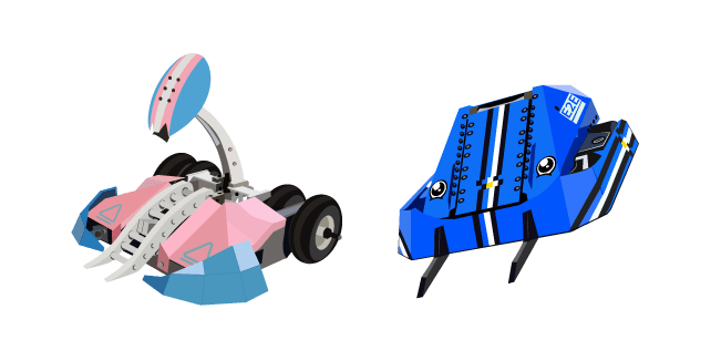 BattleBots Sporkinok and Blipcustom cursor pack