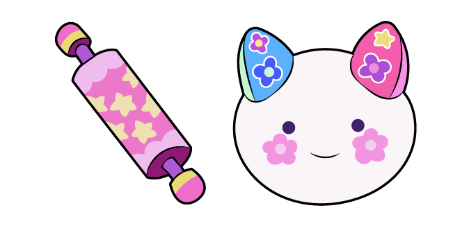 Bee and PuppyCat Moully and Rolling Pincustom cursor pack