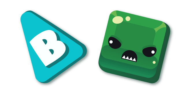 Blooket Green Slime Monstercustom cursor pack