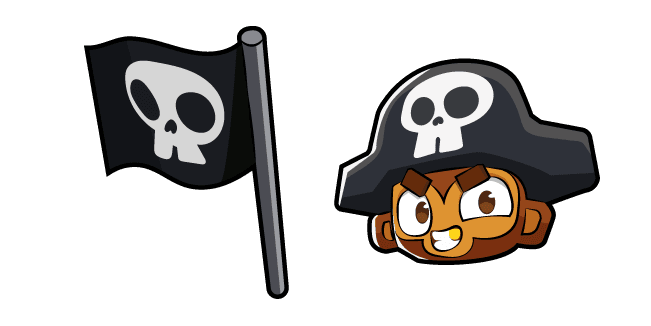 Bloons Tower Defense 6 Double Shot Buccaneercustom cursor pack