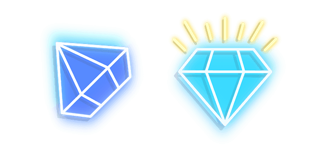 Blue Diamond Neoncustom cursor pack