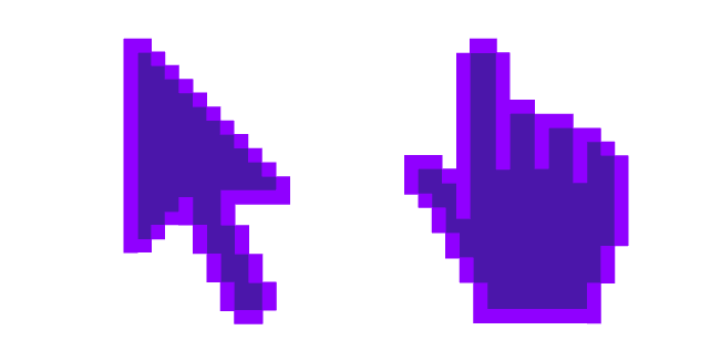 Blue Indigo Pixelcustom cursor pack