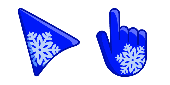 Blue Snowcustom cursor pack