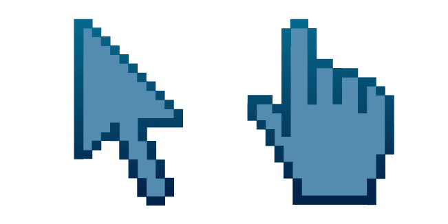 Blue Steel Pixelcustom cursor pack