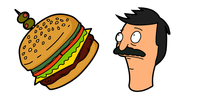 Bob's Burgers Bob and Burgercustom cursor pack