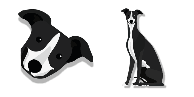 Borzoi Dogcustom cursor pack