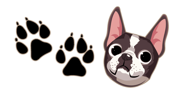 Boston Terrier Dogcustom cursor pack