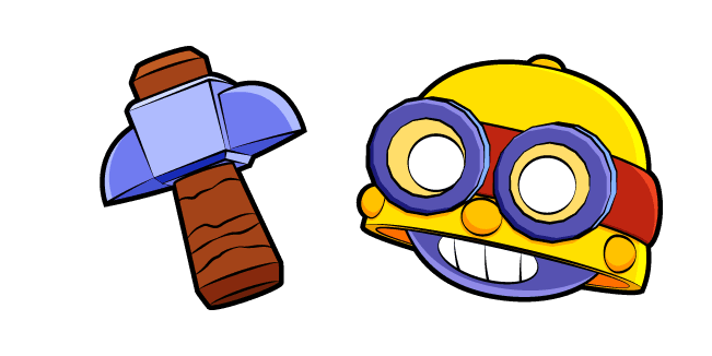 Brawl Stars Carlcustom cursor pack