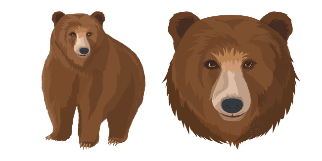 Brown Bearcustom cursor pack