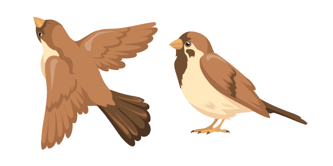 Brown Sparrowcustom cursor pack