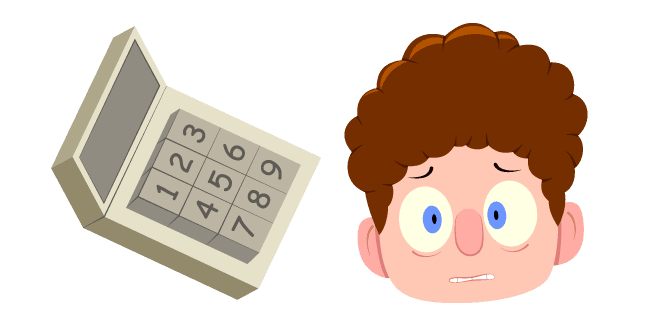 Camp Camp Neil and Calculatorcustom cursor pack