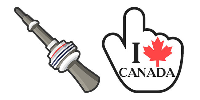 Canada CN Towercustom cursor pack