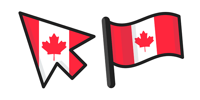 Canada Flagcustom cursor pack