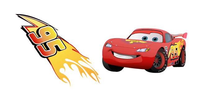 Cars Lightning McQueencustom cursor pack