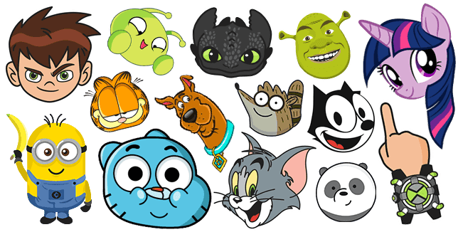 Cartoons cursor collection