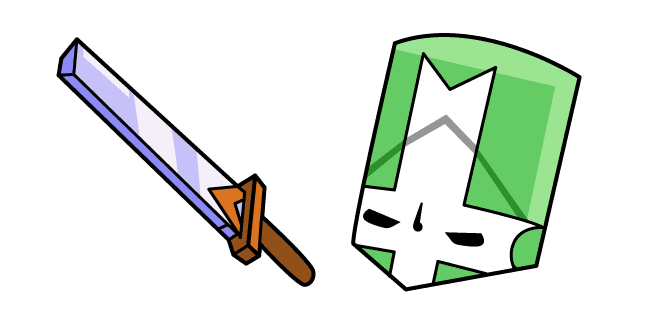 Castle Crashers Green Knightcustom cursor pack