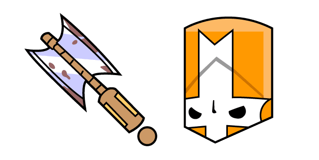 Castle Crashers Orange Knightcustom cursor pack