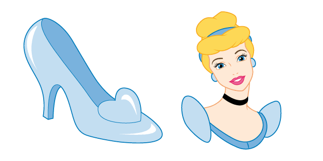 Cinderella and Glass Slippercustom cursor pack