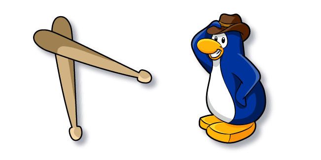 Club Penguin G Billy and Drumstickscustom cursor pack