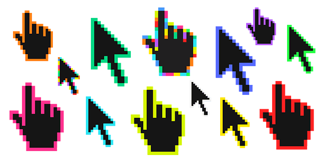 Color Pixels cursor collection