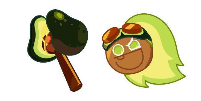 Cookie Run Avocado Cookiecustom cursor pack