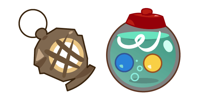 Cookie Run Candy Diver Cookie and Lightcustom cursor pack