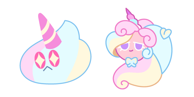 Cookie Run Cream Unicorn Cookiecustom cursor pack