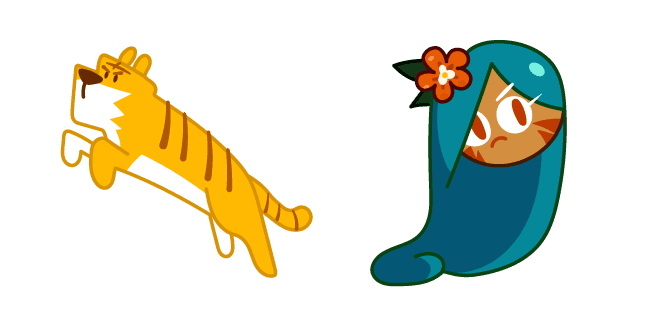 Cookie Run Tiger Lily Cookiecustom cursor pack