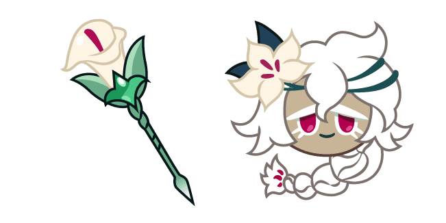 Cookie Run White Lily Cookiecustom cursor pack