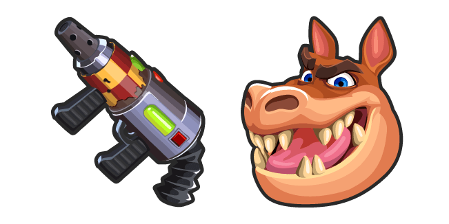 Crash Bandicoot Dingodile and Flamethrowercustom cursor pack