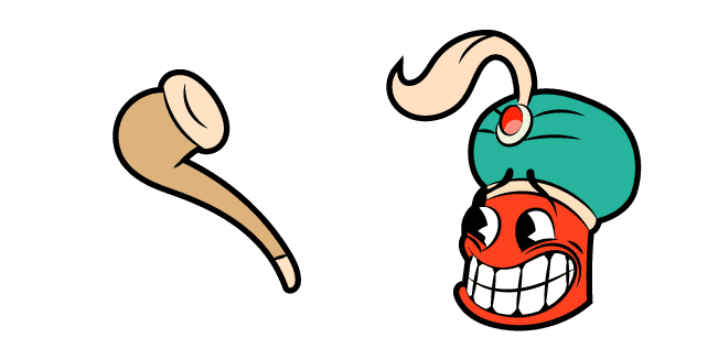 Cuphead Djimmi The Greatcustom cursor pack