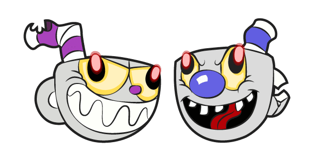 Cuphead Evil Cuphead and Vile Mugmancustom cursor pack