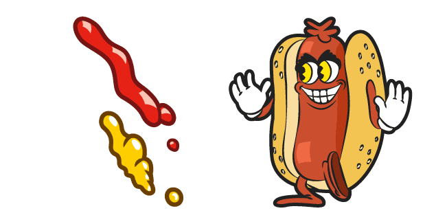 Cuphead Hot Dogcustom cursor pack