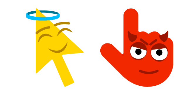 Cursoji - Angel and Devilcustom cursor pack