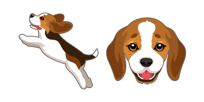 Cute Beagle Puppycustom cursor pack