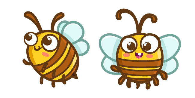 Cute Beecustom cursor pack