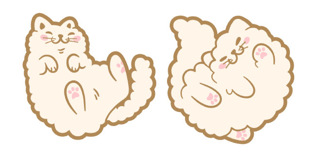 Cute Beige Catcustom cursor pack