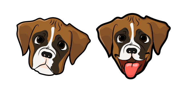 Cute Boxer Puppycustom cursor pack